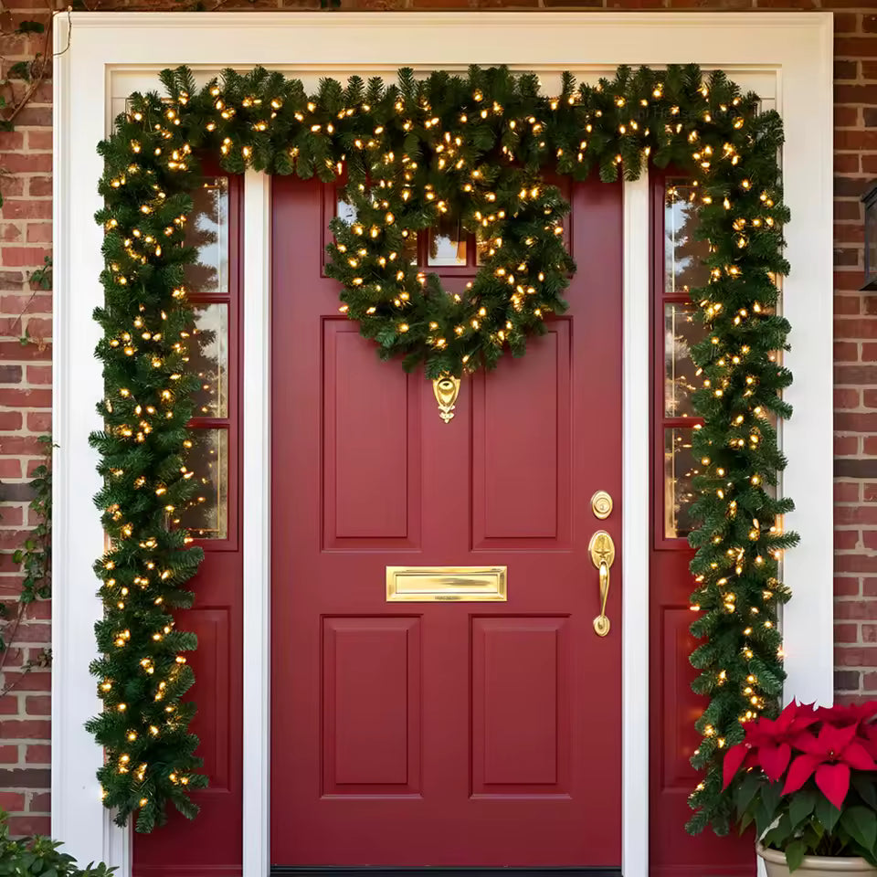 2.7m artificial Christmas garland