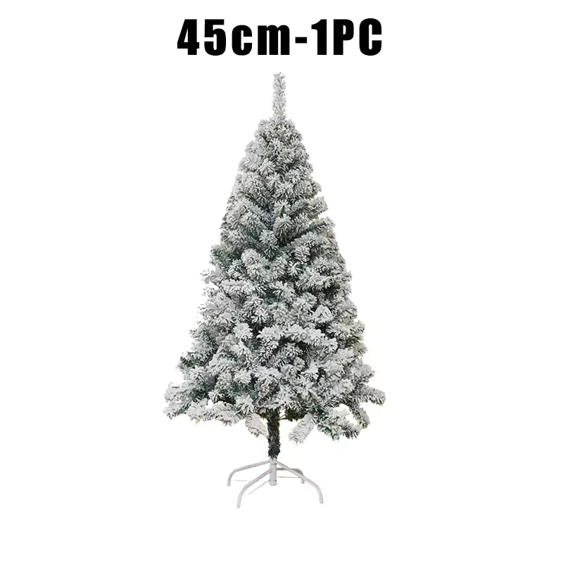 Snowy Flocked Christmas Tree PVC Pine