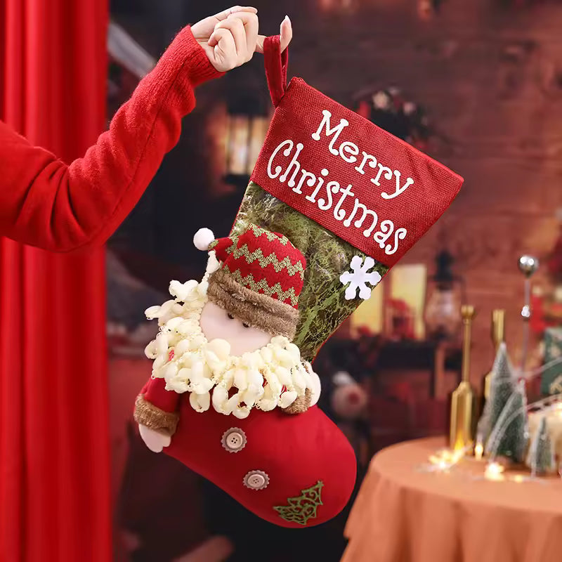 Snowman Christmas Socks