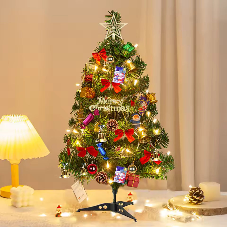 50cm Christmas tree set, Christmas decoration with lights.